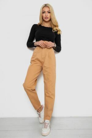 Джинси жіночі, колір темно-бежевий, 250R1574