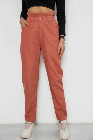 Джинси жіночі, колір теракотовий, 250R1573