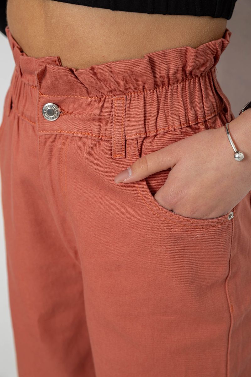 Джинси жіночі, колір теракотовий, 250R1573 - Зображення 5