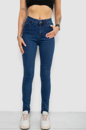 Джинси жіночі, колір синій, 182R4312