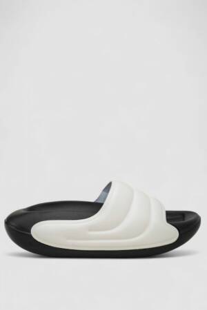 Шльопанці жіночі, колір чорно-білий, 248RYY03