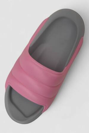 Шльопанці жіночі, колір сіро-рожевий, 248RYY03