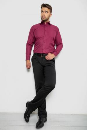 Сорочка чоловіча, колір бордовий, 244R881