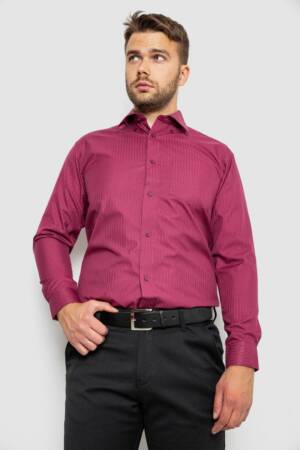 Сорочка чоловіча, колір бордовий, 244R881