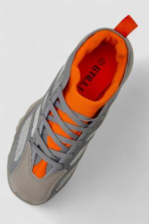 Кросівки чоловічі, колір сіро-помаранчевий, 248RCX600