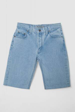Шорти чоловічі джинсові, колір світло-блакитний, 238R2025-1