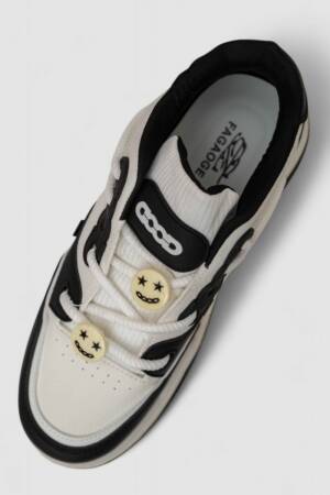 Кросівки чоловічі демісезонні, колір біло-чорний, 243RHK72