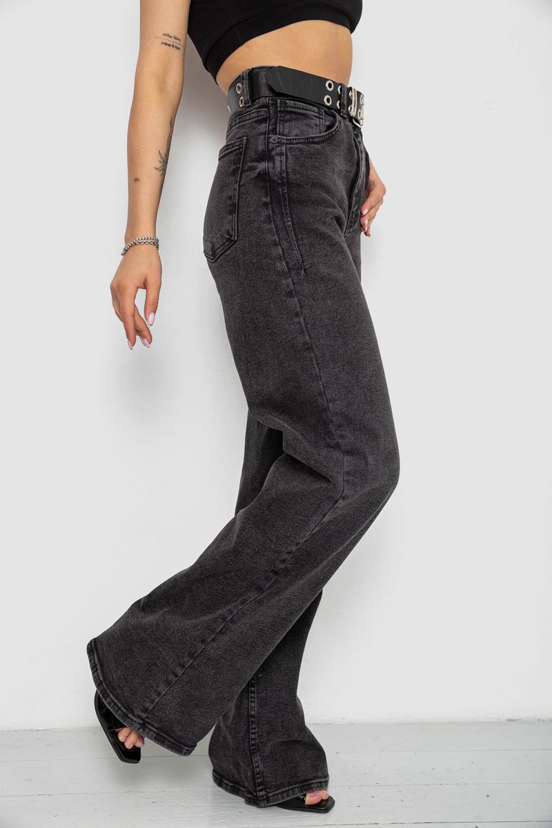 Джинси жіночі, колір сірий, 182R00535 - Зображення 3