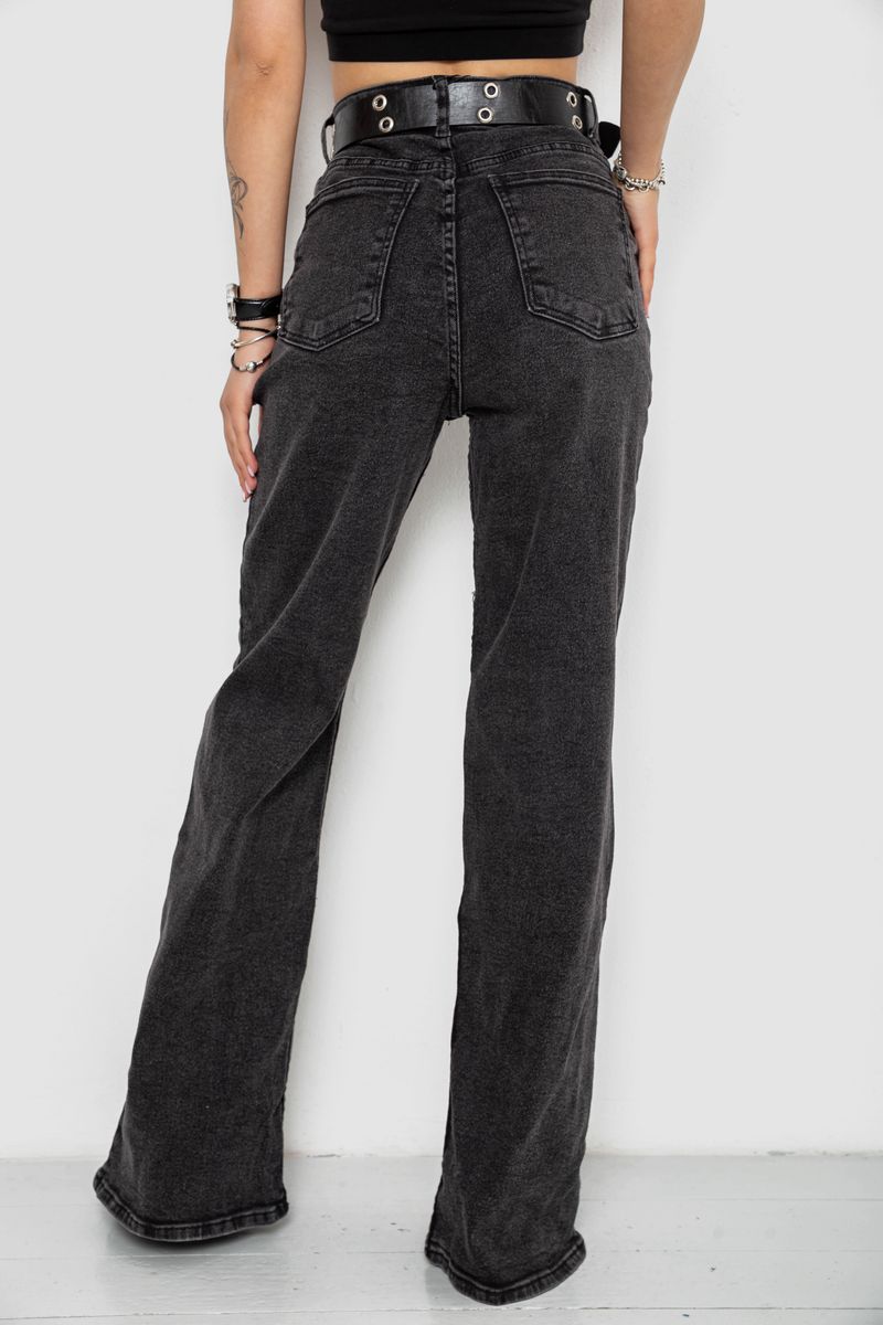 Джинси жіночі, колір сірий, 182R00535 - Зображення 4