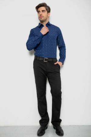 Сорочка чоловіча, колір синій, 214R823