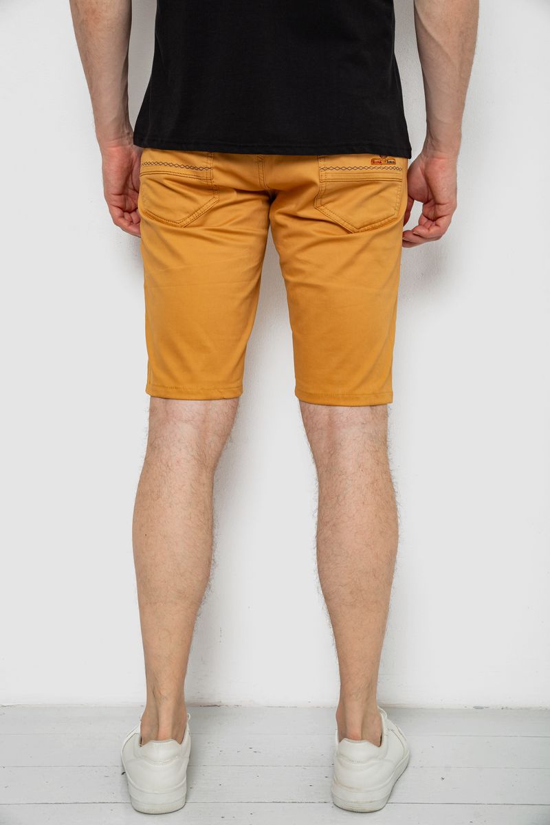 Шорти чоловічі, колір гірчичний, 238R2471 - Зображення 4