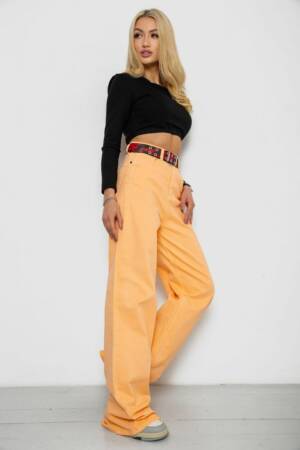 Джинси жіночі, колір персиковий, 250R00162