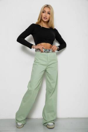 Джинси жіночі, колір оливковий, 250R00162