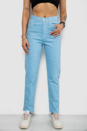 Джинси жіночі, колір блакитний, 182R1042-1