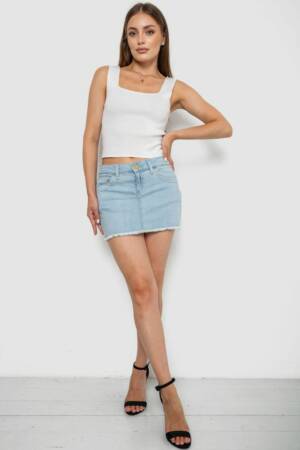 Спідниця джинсова, колір блакитний, 244R264