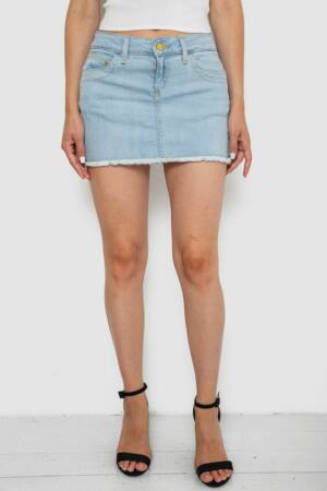 Спідниця джинсова, колір блакитний, 244R264