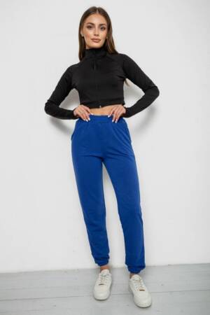 Спортивні штани жіночі, колір синій, 238R345-1