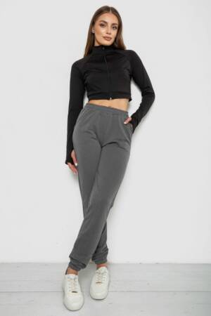 Спортивні штани жіночі, колір сірий, 238R345-1