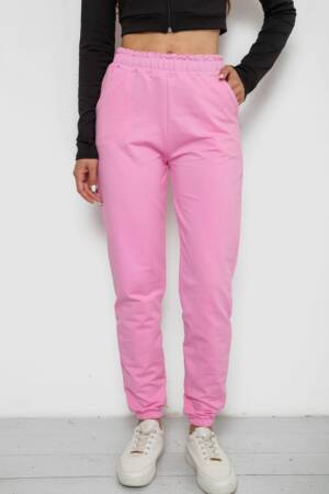 Спортивні штани жіночі, колір рожевий, 238R345-1