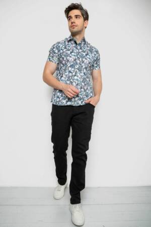 Сорочка чоловіча з короткими рукавами, колір різноколір, 214R582