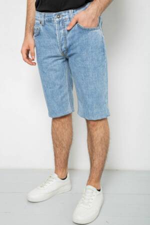 Шорти чоловічі джинсові, колір блакитний, 238R2023