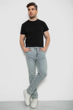 Джинси чоловічі прямі, колір сірий, 244R091220-1
