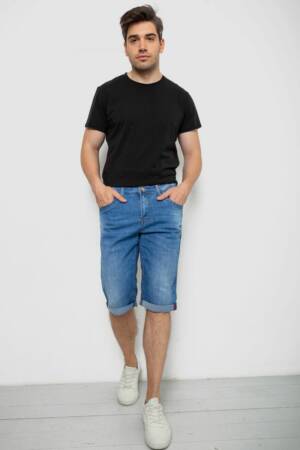 Шорти чоловічі джинсові, колір синій, 244R8059D