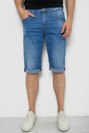 Шорти чоловічі джинсові, колір синій, 244R8059D