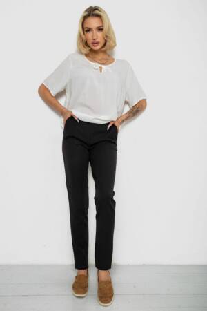 Блуза, колір молочний, 244RM207