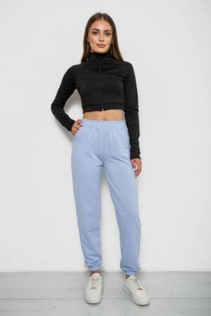 Спортивні штани жіночі, колір блакитний, 238R5052