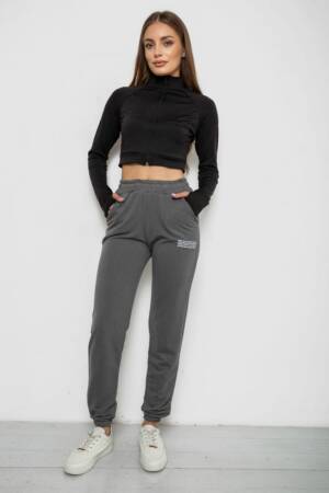 Спортивні штани жіночі, колір сірий, 238R5052