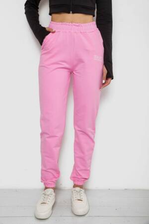 Спортивні штани жіночі, колір рожевий, 238R5052