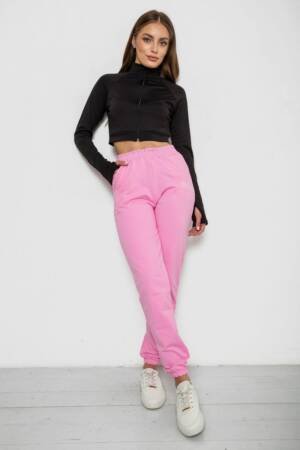 Спортивні штани жіночі, колір рожевий, 238R5052