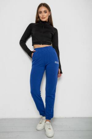 Спортивні штани жіночі, колір електрик, 238R5052