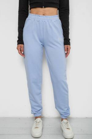 Спортивні штани жіночі, колір блакитний, 238R5052