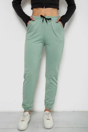 Спортивні штани жіночі, колір м’ятний, 238R345