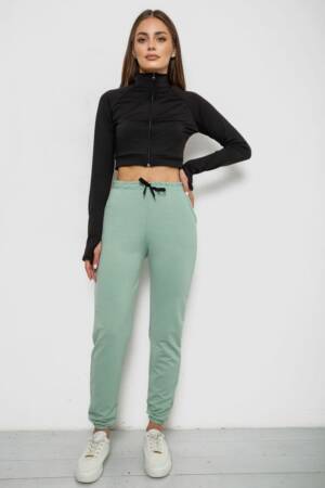 Спортивні штани жіночі, колір м’ятний, 238R345