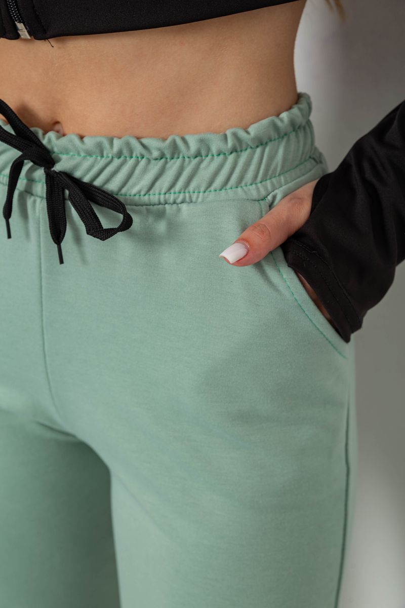 Спортивні штани жіночі, колір м'ятний, 238R345 - Зображення 5