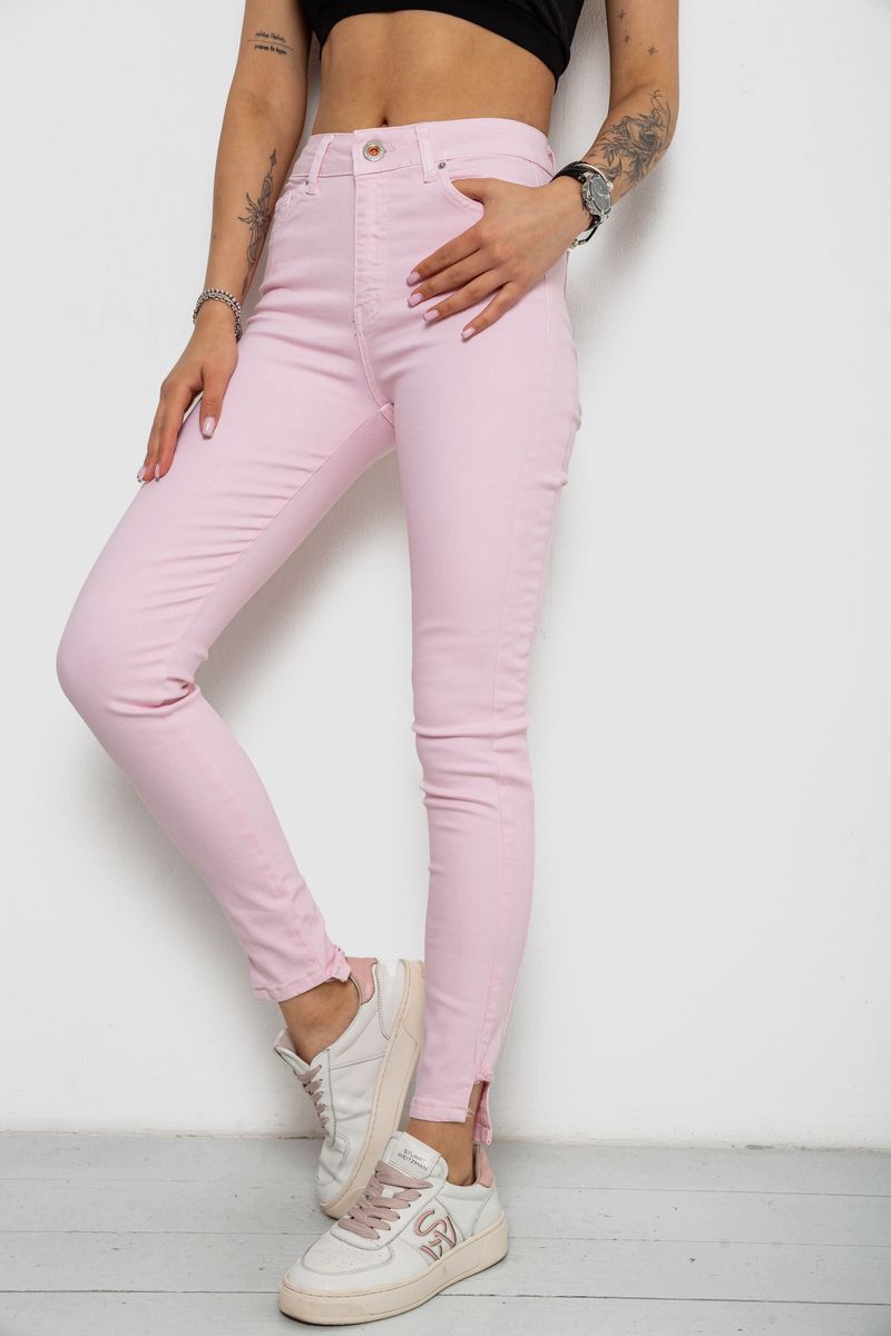 Джинси жіночі, колір рожевий, 182R1005S19 - Зображення 3