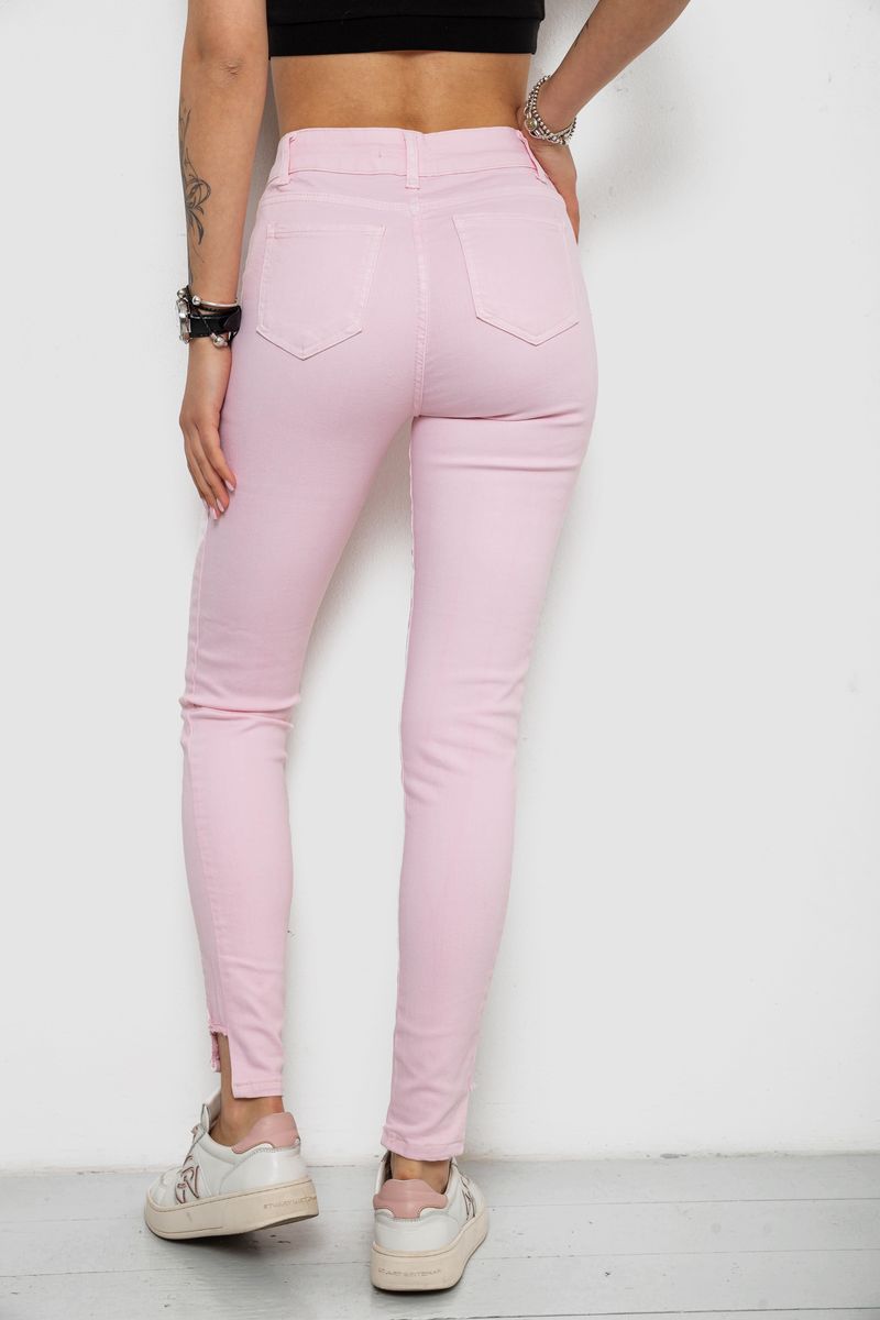 Джинси жіночі, колір рожевий, 182R1005S19 - Зображення 4