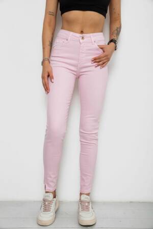 Джинси жіночі, колір рожевий, 182R1005S19