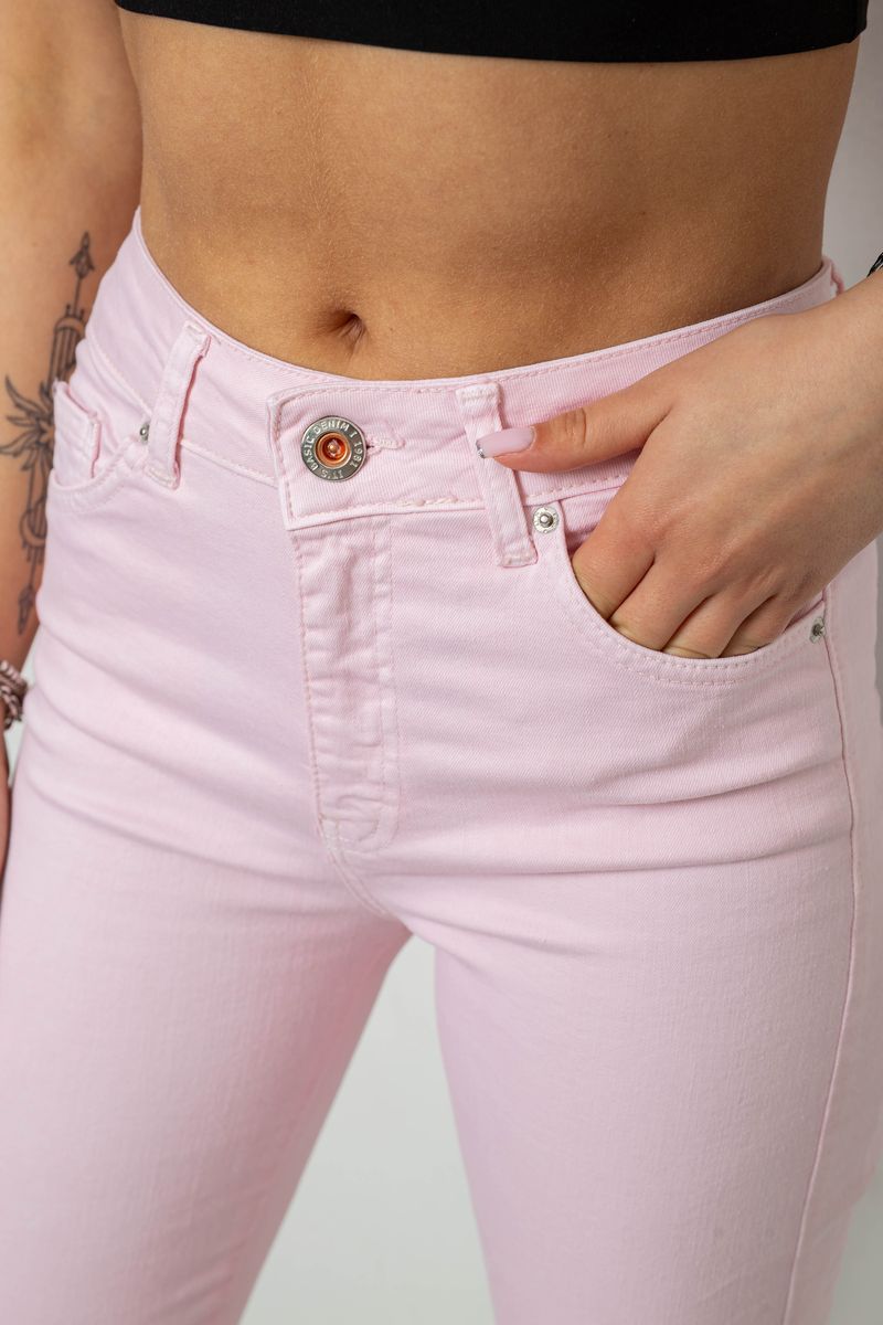 Джинси жіночі, колір рожевий, 182R1005S19 - Зображення 5