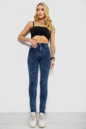 Джинси жіночі Skinny, колір синій, 182R3428