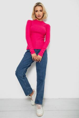 Гольф жіночий однотонний, колір малиновий, 238R802