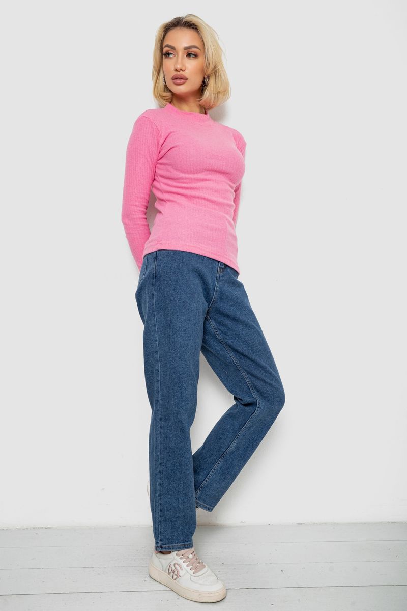 Гольф жіночий однотонний, колір рожевий, 238R802