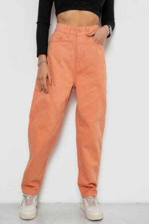 Джинси жіночі MOM, колір персиковий, 250R1120