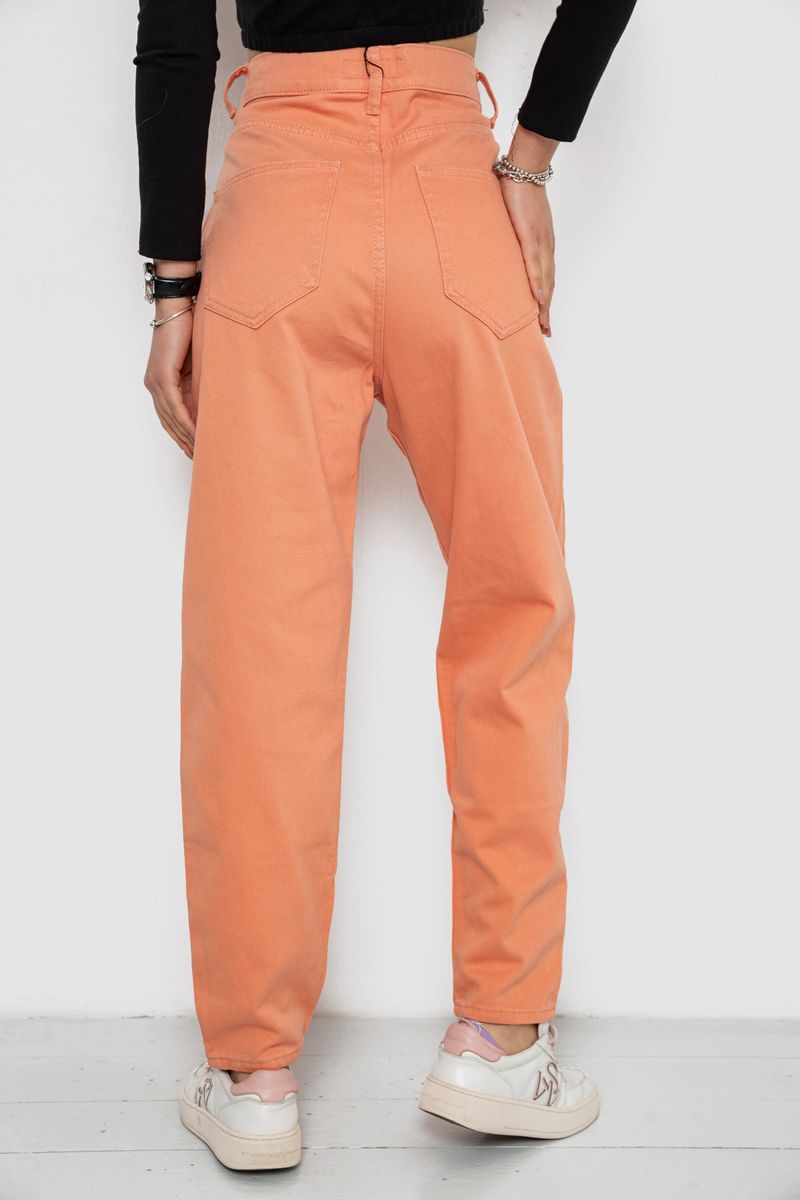 Джинси жіночі MOM, колір персиковий, 250R1120 - Зображення 4