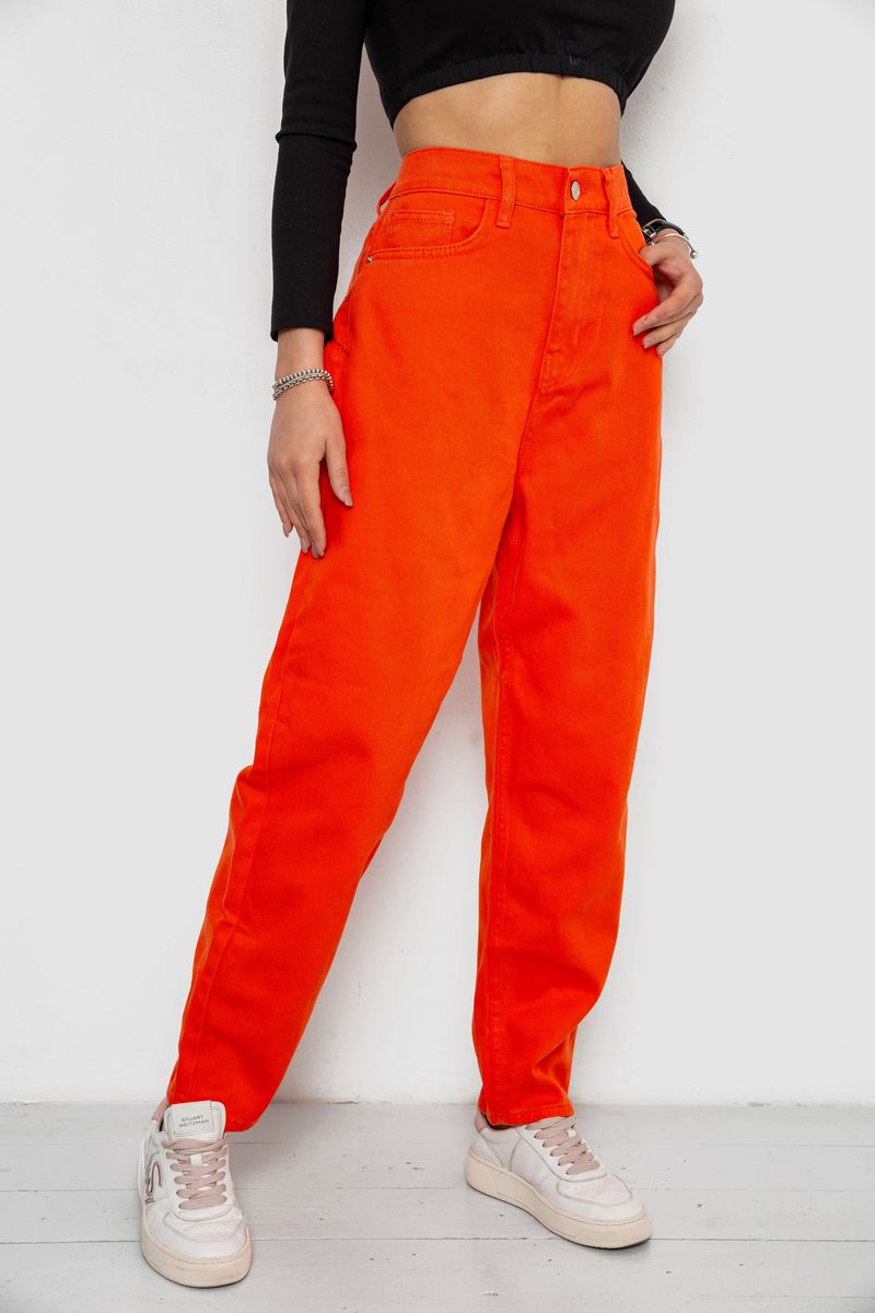 Джинси жіночі MOM, колір помаранчевий, 250R1120 - Зображення 3