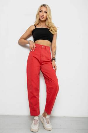 Джинси жіночі, колір кораловий, 182R3972