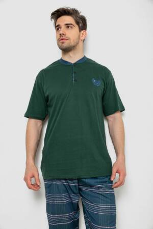 Піжама чоловіча, колір зелений, 243R2007